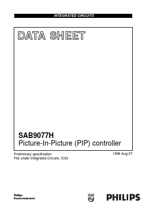 SAB9077H/N4 Datasheet PDF Philips Electronics