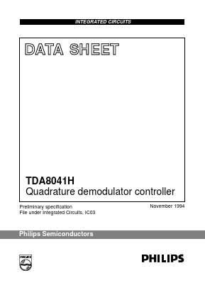 TDA8041H Datasheet PDF Philips Electronics