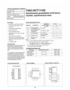74ACT11163 Datasheet PDF Philips Electronics