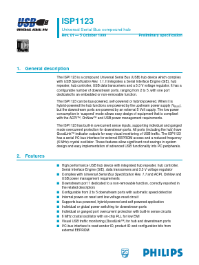 ISP1123BD Datasheet PDF Philips Electronics