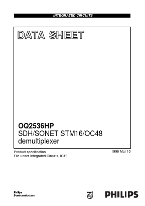 OQ2536HP/C2 Datasheet PDF Philips Electronics