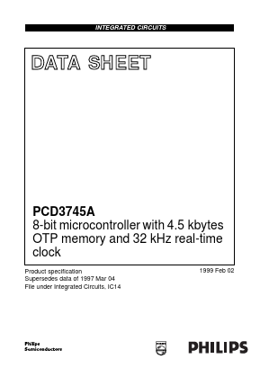 PCD3745AT Datasheet PDF Philips Electronics