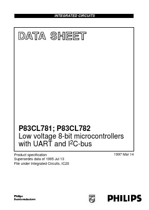 P83CL781 Datasheet PDF Philips Electronics