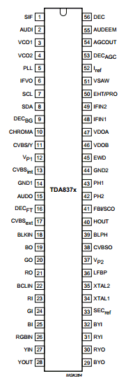 TDA8374B Datasheet PDF Philips Electronics