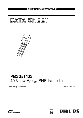 PBSS5140S Datasheet PDF Philips Electronics
