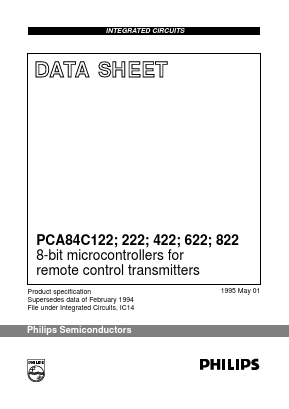 PCA84C122CP Datasheet PDF Philips Electronics