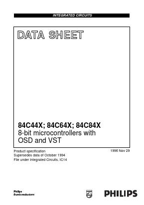 PCA84C841 Datasheet PDF Philips Electronics