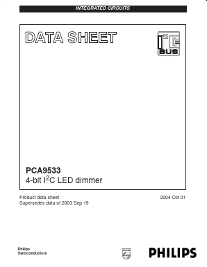 PCA9533D02 Datasheet PDF Philips Electronics