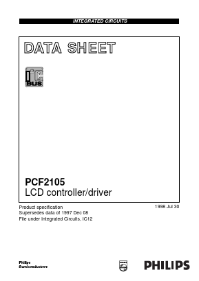 PCF2105MU_2 Datasheet PDF Philips Electronics