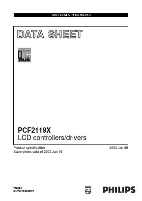 PCF2119DU/2 Datasheet PDF Philips Electronics