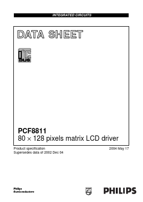 PCF8811U1 Datasheet PDF Philips Electronics