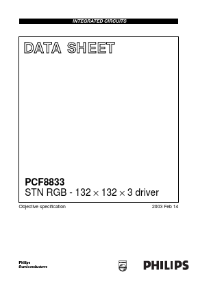 PCF8833 Datasheet PDF Philips Electronics
