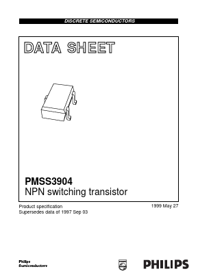 PMSS3904 Datasheet PDF Philips Electronics
