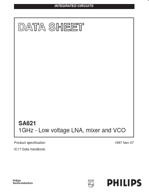 SA621 Datasheet PDF Philips Electronics
