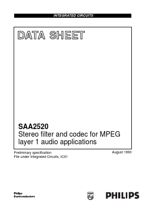 SAA2520 Datasheet PDF Philips Electronics