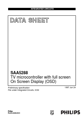 SAA5288PS Datasheet PDF Philips Electronics