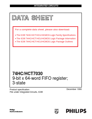 74HCT7030U Datasheet PDF Philips Electronics