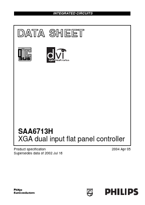 SAA6713H Datasheet PDF Philips Electronics