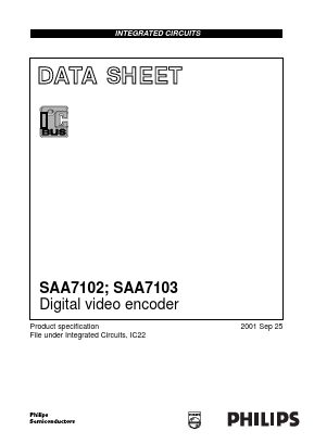 SAA7102E Datasheet PDF Philips Electronics