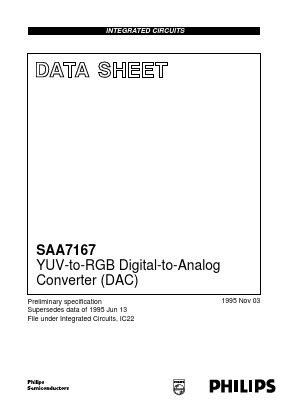 SAA7167 Datasheet PDF Philips Electronics