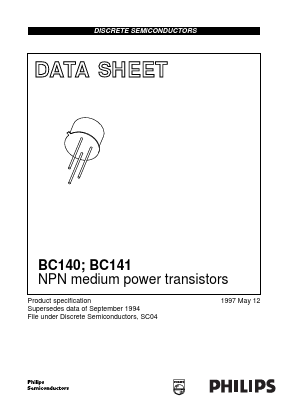 BC140 Datasheet PDF Philips Electronics