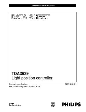 TDA3629 Datasheet PDF Philips Electronics