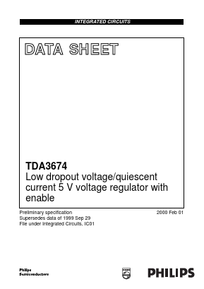 TDA3674T Datasheet PDF Philips Electronics