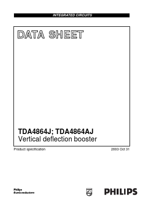 TDA4864AJ Datasheet PDF Philips Electronics
