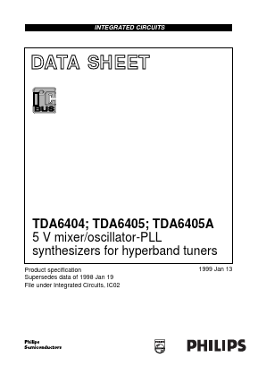 TDA6405 Datasheet PDF Philips Electronics