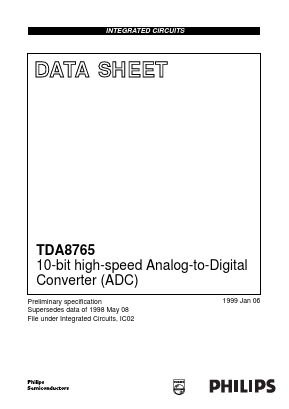 TDA8765H/4 Datasheet PDF Philips Electronics