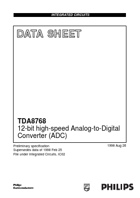 TDA8768 Datasheet PDF Philips Electronics