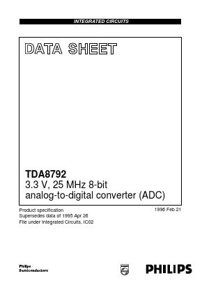 TDA8792M/C2/R1 Datasheet PDF Philips Electronics