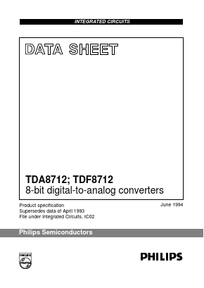 TDF8712T Datasheet PDF Philips Electronics