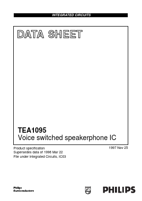 TEA1095 Datasheet PDF Philips Electronics