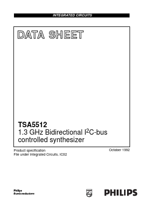 TSA5512T Datasheet PDF Philips Electronics