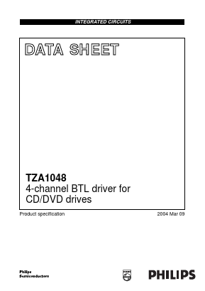 TZA1048 Datasheet PDF Philips Electronics