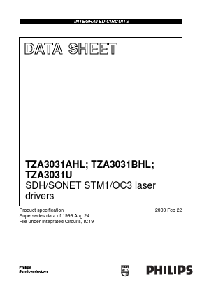 TZA3031 Datasheet PDF Philips Electronics