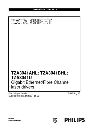 TZA3041U Datasheet PDF Philips Electronics