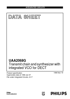 UAA2068G Datasheet PDF Philips Electronics