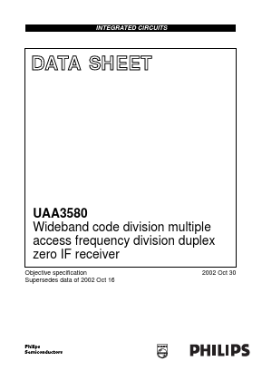 UAA3580 Datasheet PDF Philips Electronics