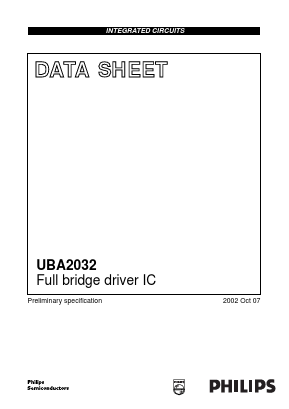 UBA2032TS Datasheet PDF Philips Electronics