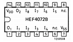 HEF4072BP Datasheet PDF Philips Electronics
