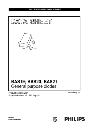 BAS20 Datasheet PDF Philips Electronics