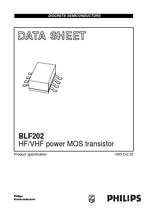 BLF202 Datasheet PDF Philips Electronics