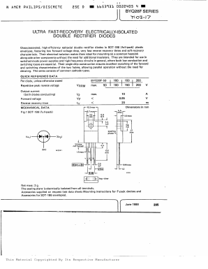 BYQ28F Datasheet PDF Philips Electronics