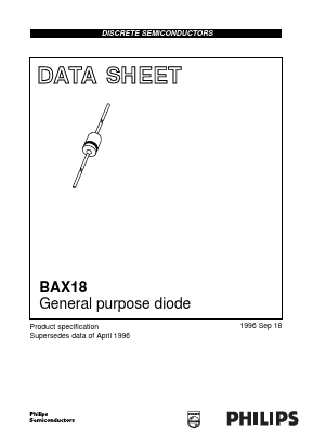 BAX18 Datasheet PDF Philips Electronics