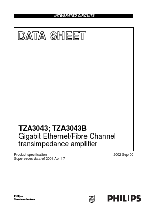 TZA3043 Datasheet PDF Philips Electronics