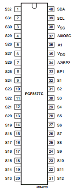 PCF8577CP/F3 Datasheet PDF Philips Electronics