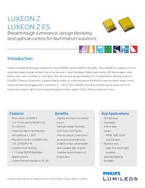 LXZ2-4090-Y Datasheet PDF Philips Electronics