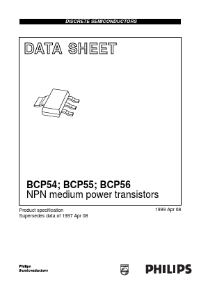 BCP56-16 Datasheet PDF Philips Electronics